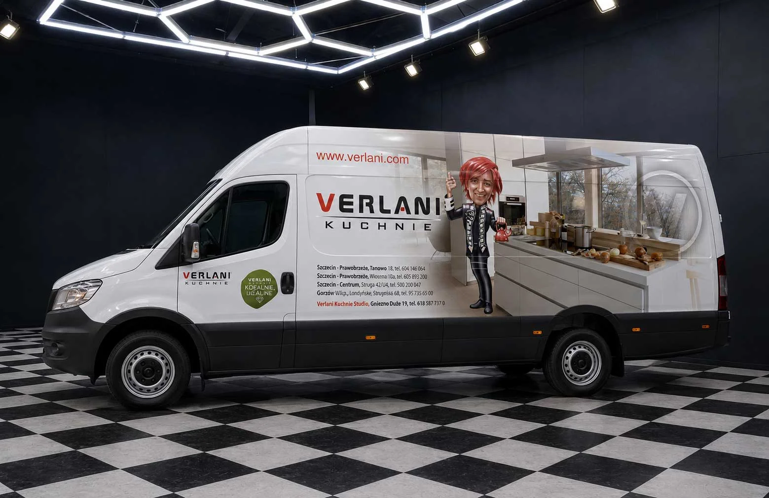 Oklejanie pojazdów foliami wylewanymi premium – realizacja Optima Szczecin