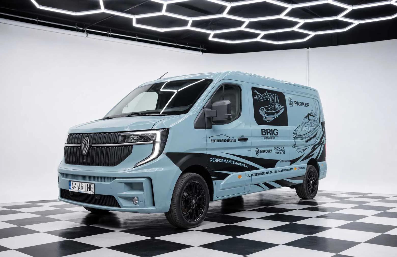 Reklama na samochodzie firmowym Szczecin – full wrap busa na foliach wylewanych